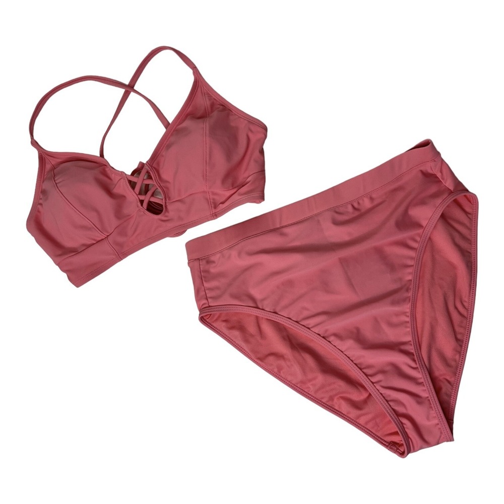 Jessica Simpson Fizz Peach Pink Color‎ Bikini Women's Size Medium